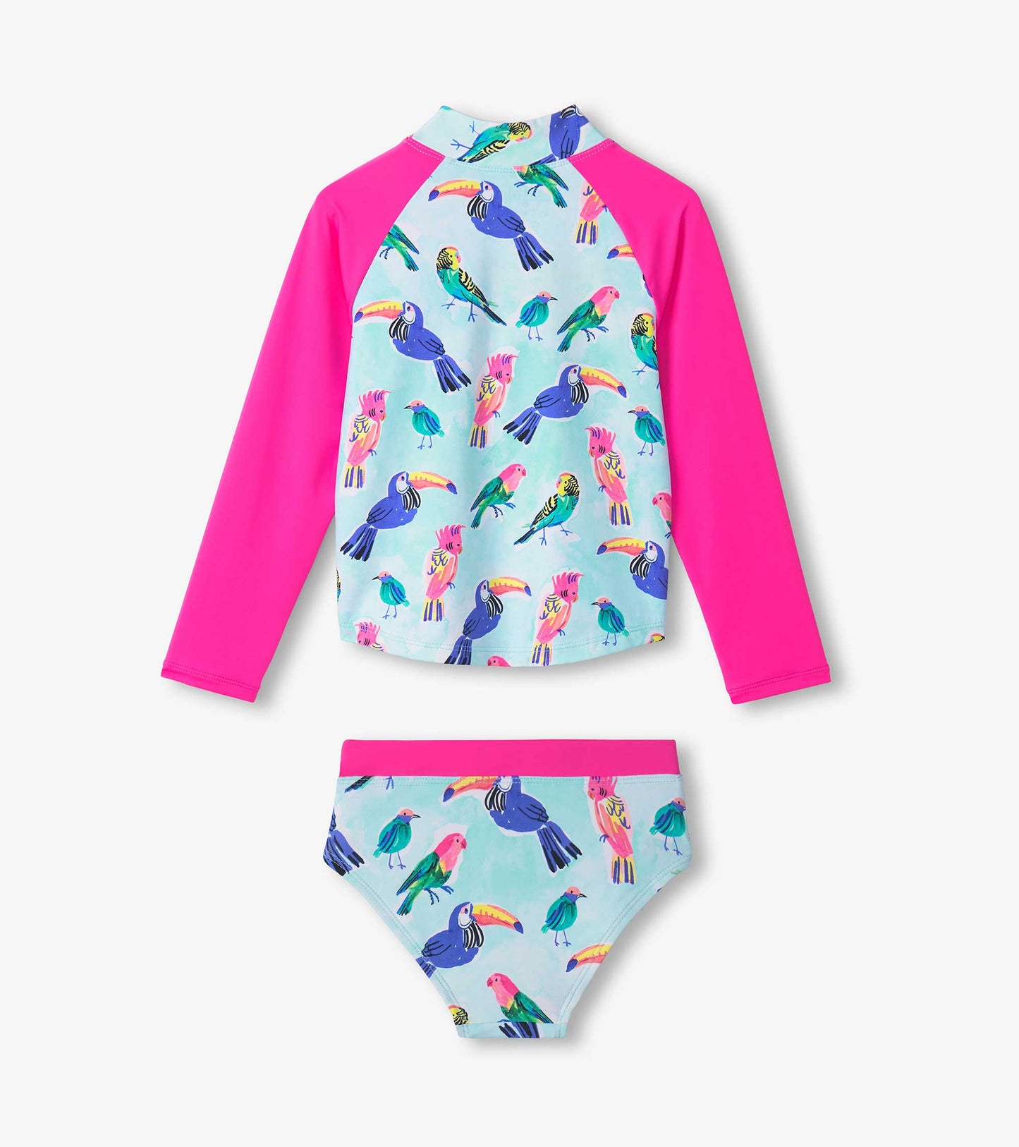 Girls Tropical Birds Rashguard Set