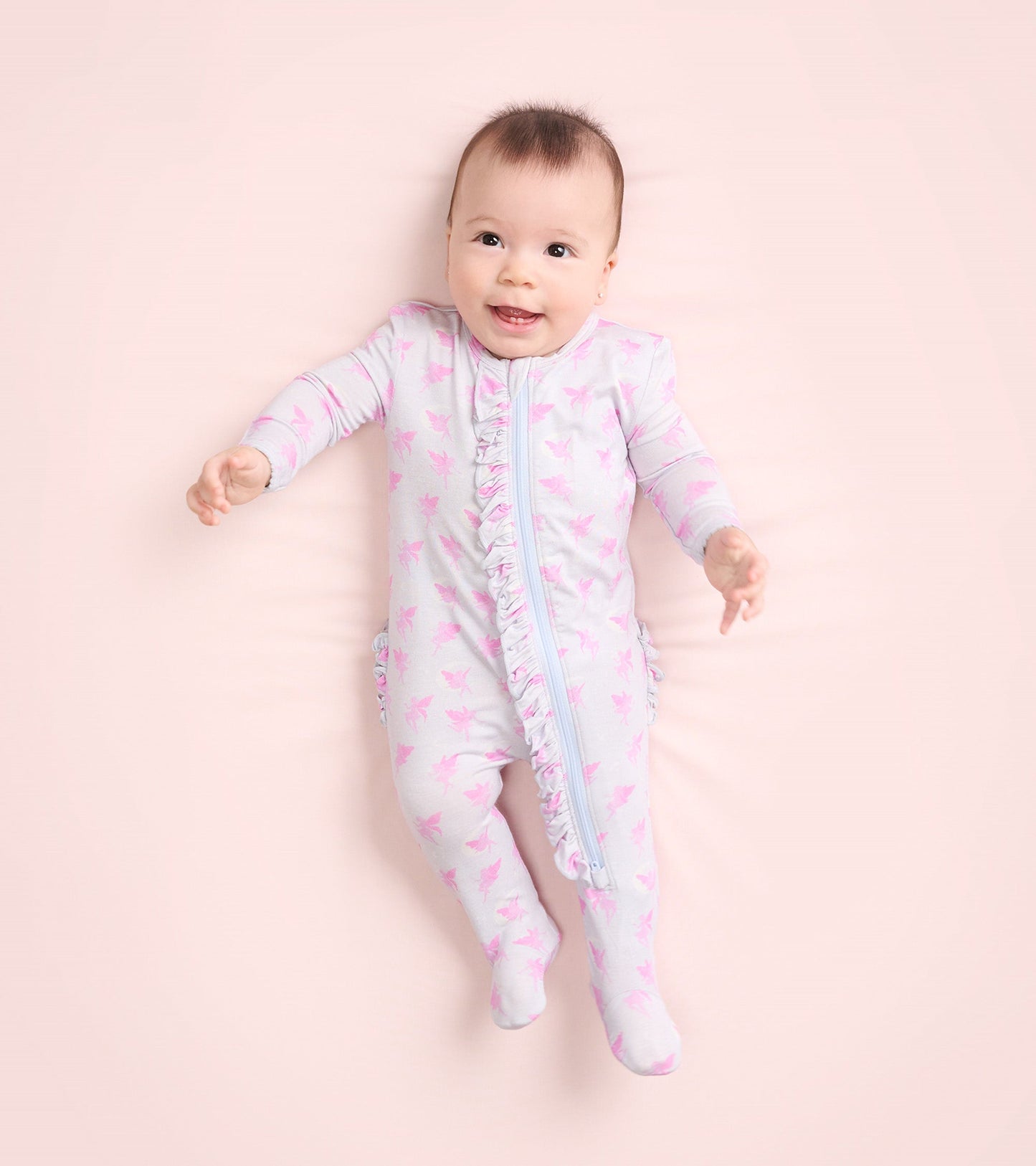 Baby Girls Twinkle Fairies Footed Sleeper