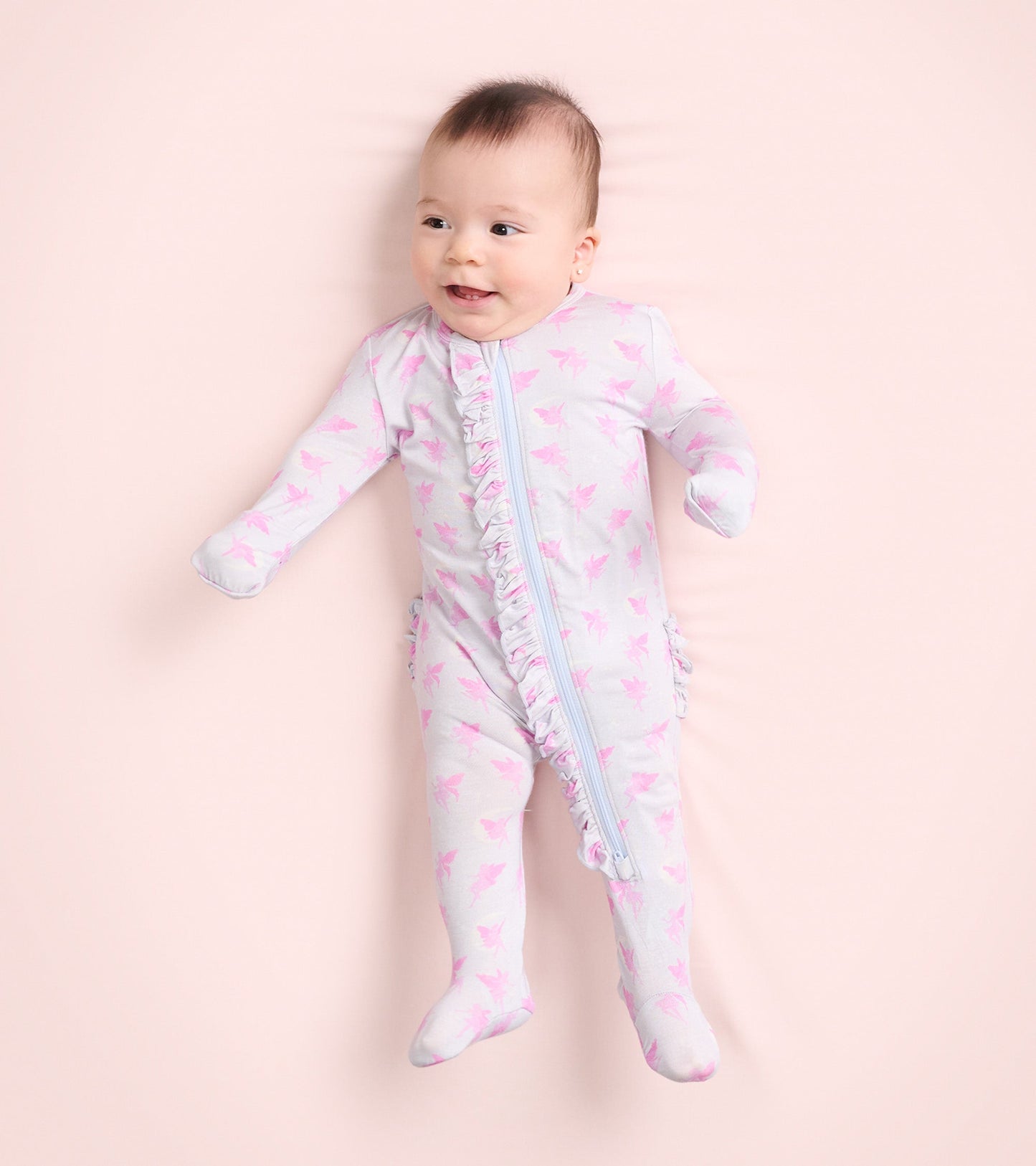 Baby Girls Twinkle Fairies Footed Sleeper