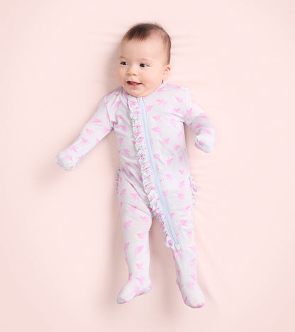 Baby Girls Twinkle Fairies Footed Sleeper