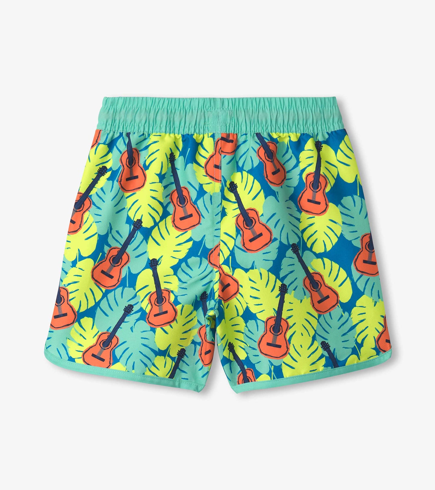 Boys Tropical Guitars Swim Shorts