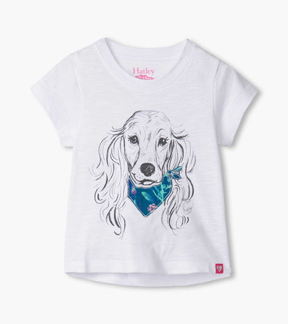 Baby & Toddler Girls Wildflower Puppy Graphic Tee