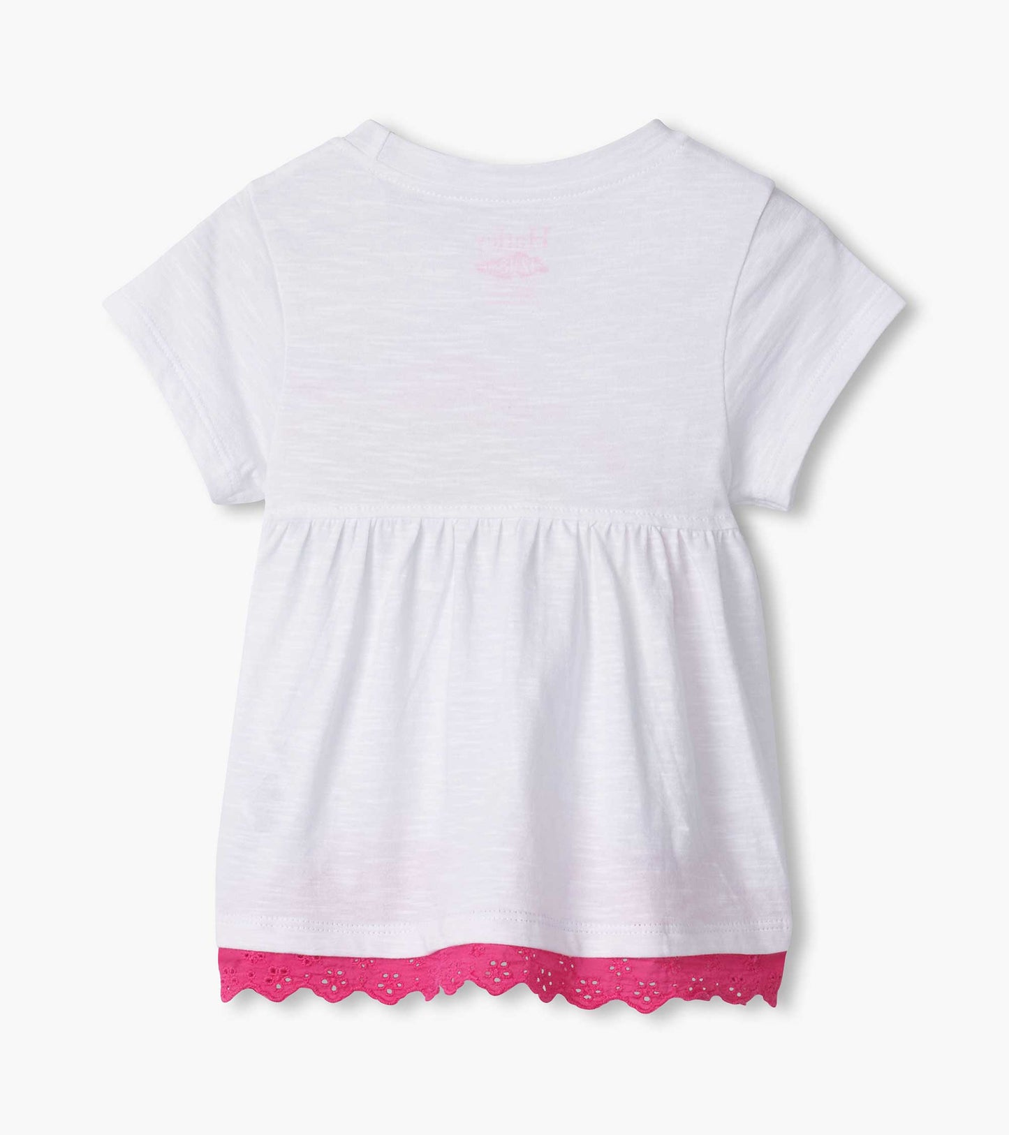 Baby & Toddler Girls Rainbow Eyelet Eyelet Trim T-Shirt