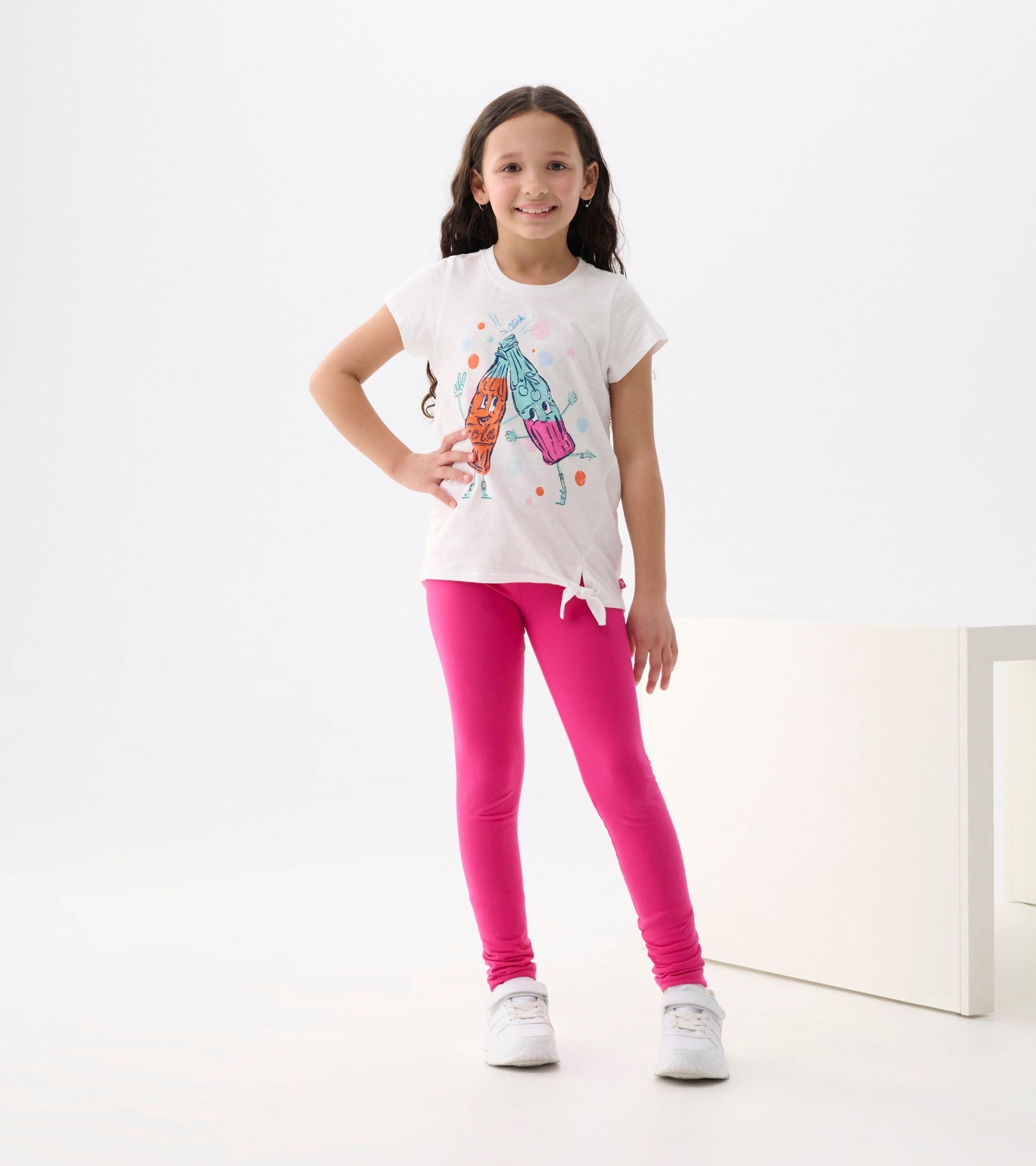 Girls Soda Pop Tie Front T-Shirt