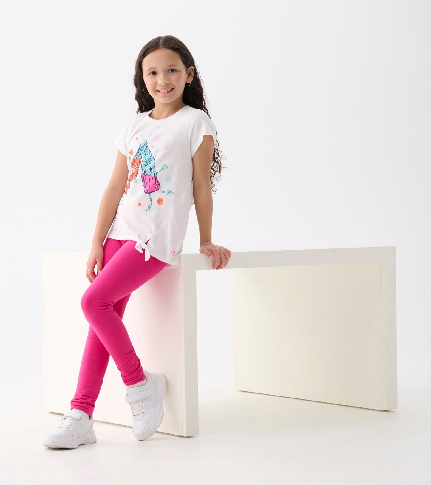 Girls Soda Pop Tie Front T-Shirt