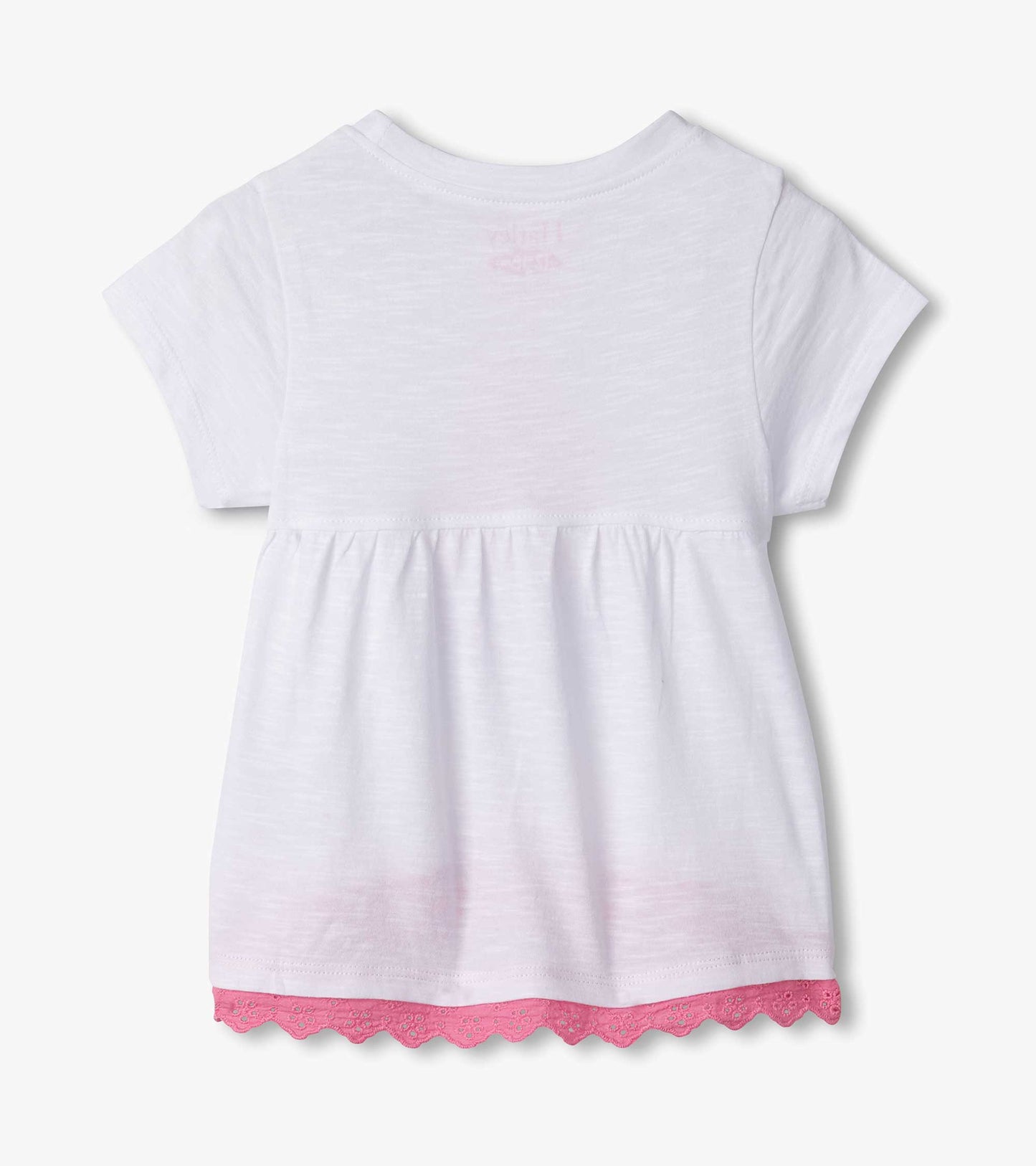 Baby & Toddler Girls Ice Cream Sundae Eyelet Trim T-Shirt