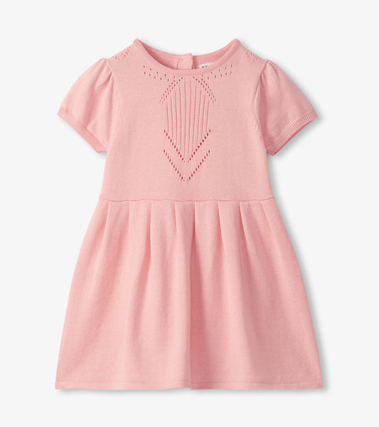 Baby & Toddler Girls Blossom Knit Pointelle Dress