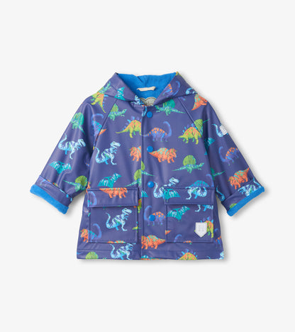 Baby & Toddler Boys Dino Party Button-Up Raincoat