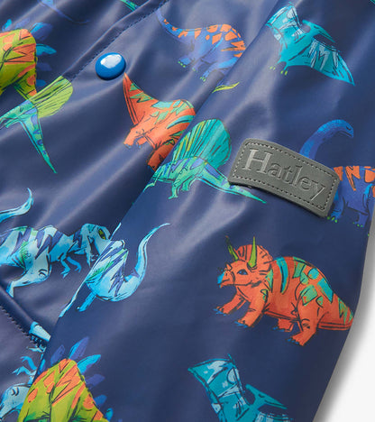 Baby & Toddler Boys Dino Party Button-Up Raincoat