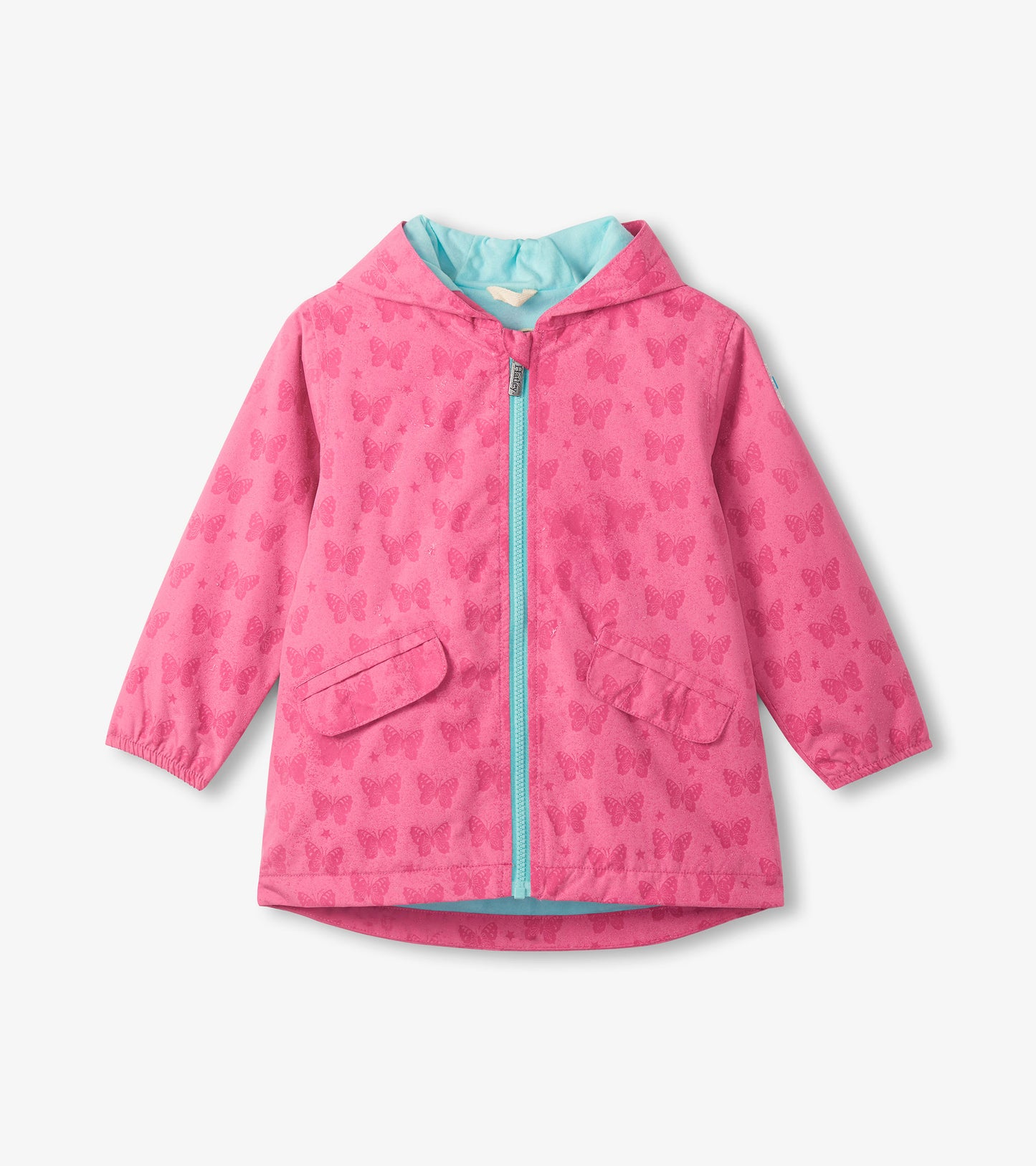Girls Colour Reveal Butterflies Microfiber Raincoat