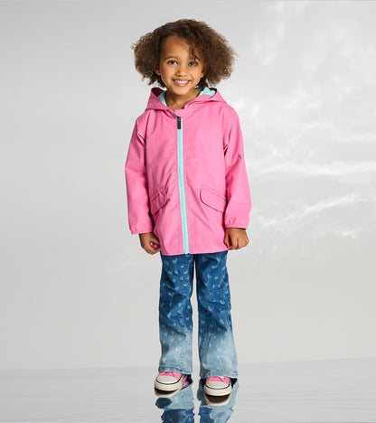 Girls Colour Reveal Butterflies Microfiber Raincoat