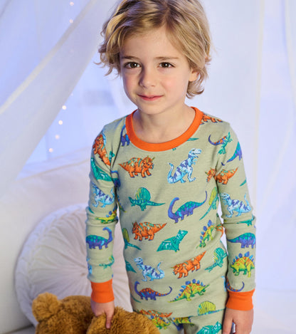 Boys Dino Party Cotton Pyjama Set