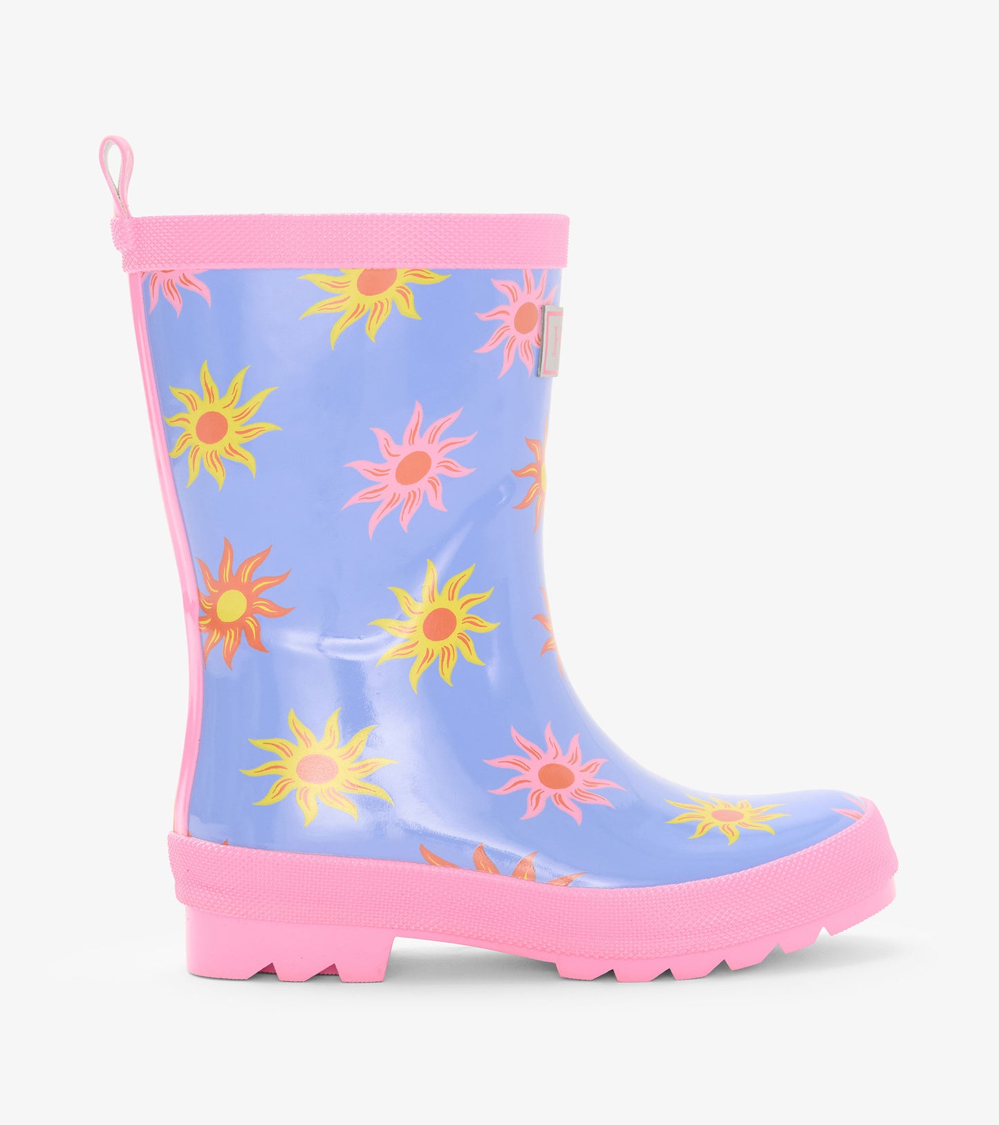 Girls Faded Suns Shiny Wellies