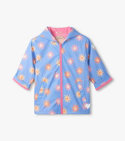 Girls Faded Suns Zip-Up Raincoat