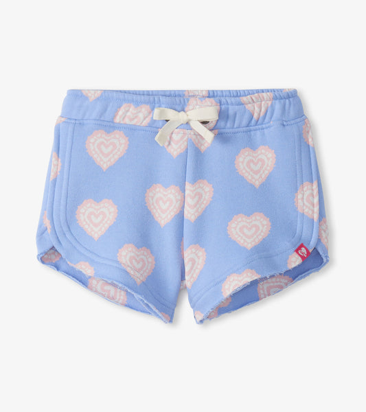 Girls Heart Burst Pull-On Shorts
