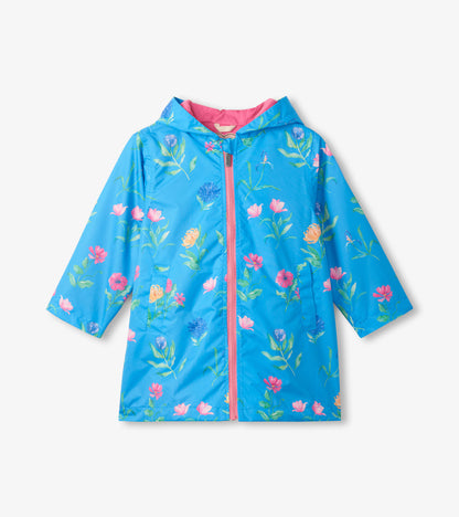 Girls Hyper Real Floral A-Line Swing Jacket