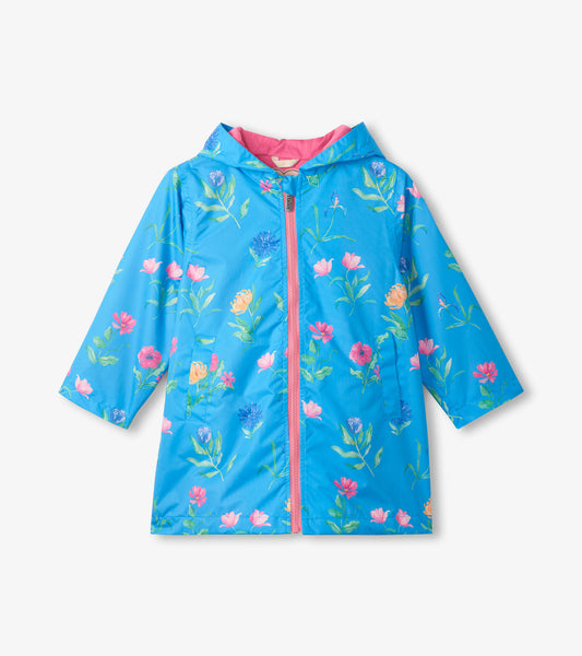 Girls Hyper Real Floral A-Line Swing Jacket