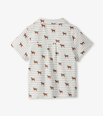 Baby & Toddler Boys Little Pups Jersey Button Down