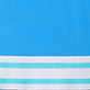 View Girls Malibu Blue Pleated Active Dress - Blue background with three horizontal white and light blue stripes at the bottom
