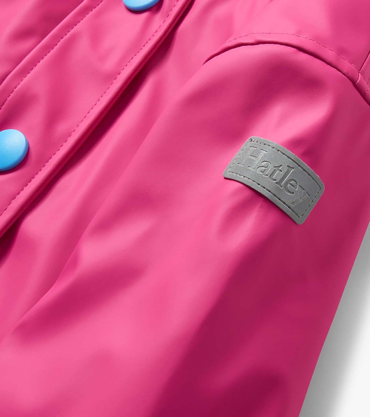 Girls Raspberry Rose Raincoat