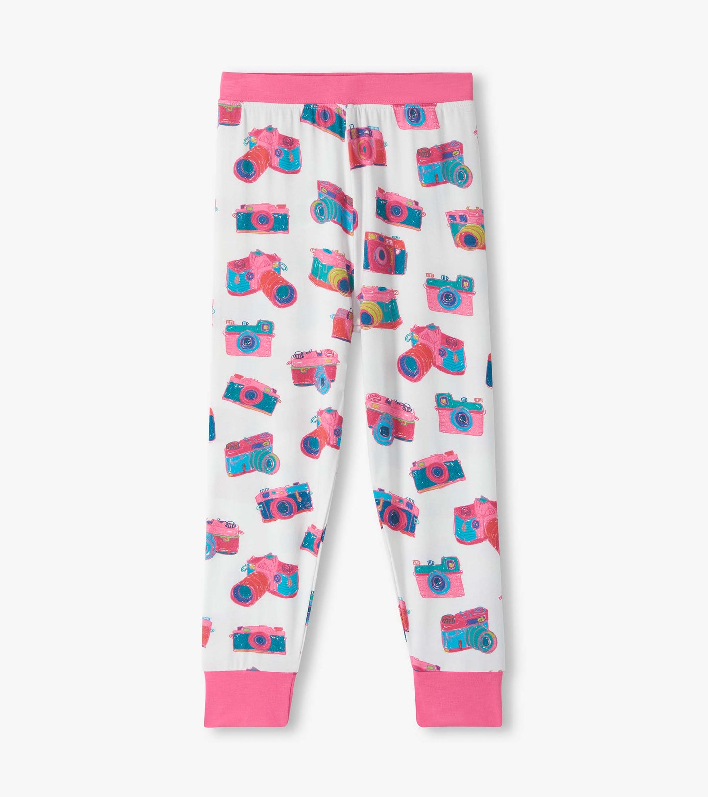 Girls Sketchy Cameras Bamboo Pyjama Set