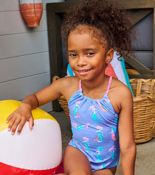 Girls Mermaids One-Piece Swimsuit
