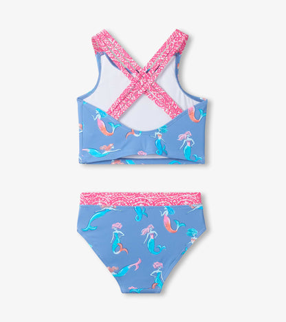 Girls Mermaids Two-Piece Swimsuit