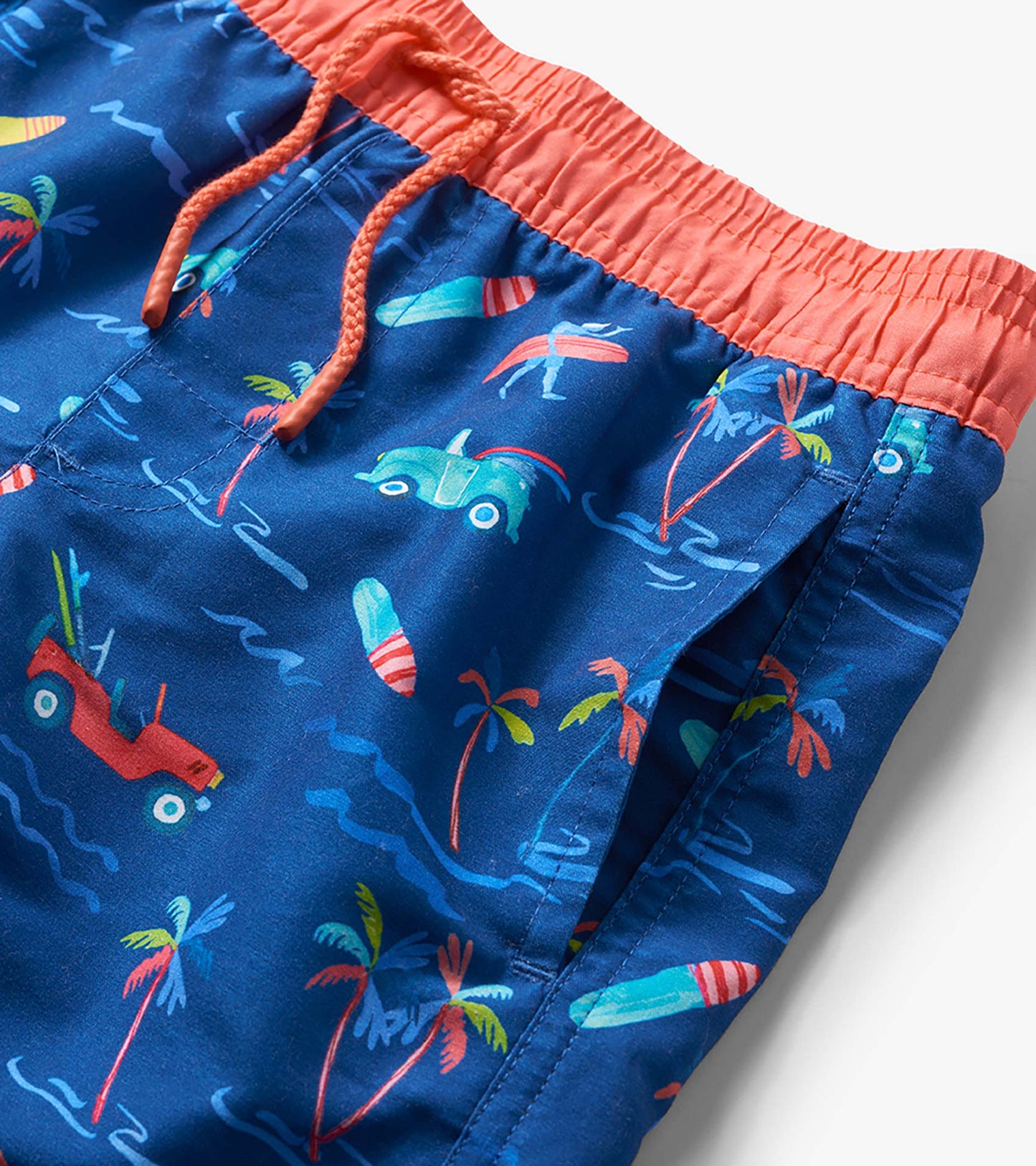 Boys Tropical Swim Trunks
