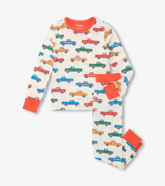 Boys Trucks Bamboo Pyjama Set