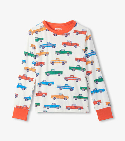 Boys Trucks Bamboo Pyjama Set