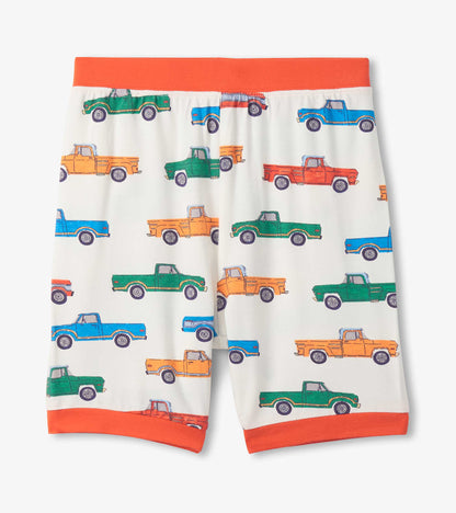 Boys Trucks Bamboo Short Pyjama Set