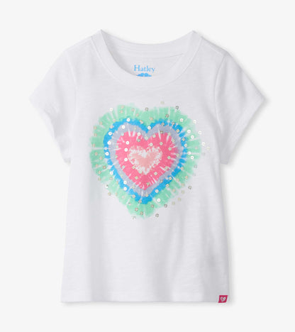 Girls Heart Burst Graphic Tee