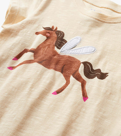 Baby & Toddler Girls Dreamy Horse T-Shirt & Legging Set