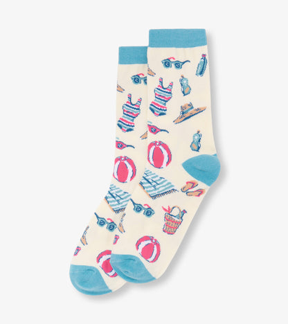 Beach Please Women's Crew Socks