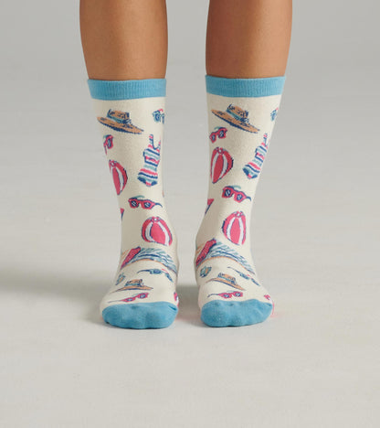 Beach Please Women's Crew Socks