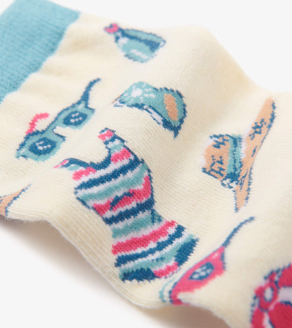 Beach Please Women's Crew Socks