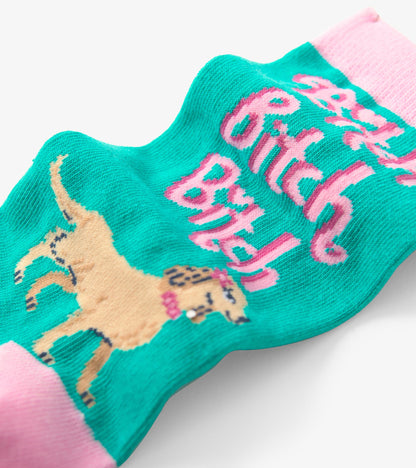 Women's Bitch Bitch Bitch Crew Socks