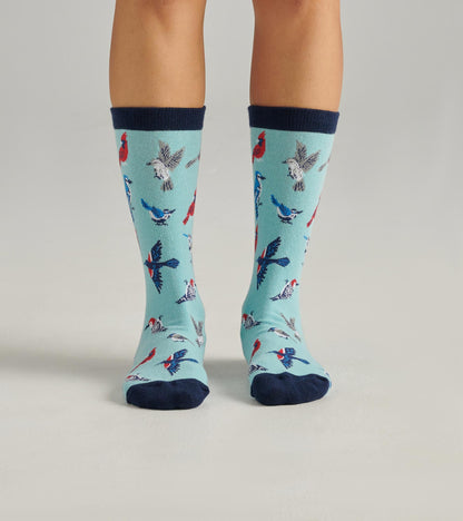 Backyard Birds Women's Crew Socks