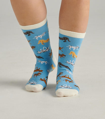 Women's Downward Dog Crew Socks