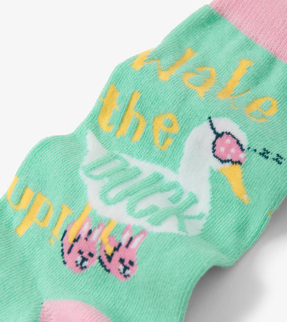 Wake The Duck Up Women's Crew Socks