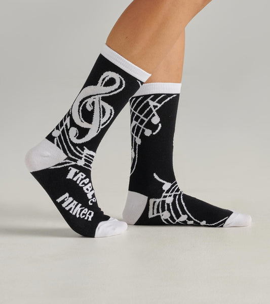 Treble Maker Women's Crew Socks