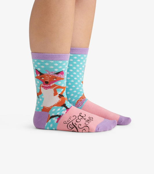 For Fox Sake Women's Crew Socks
