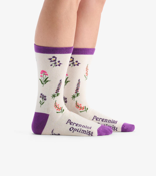 Women's Wildflowers Crew Socks