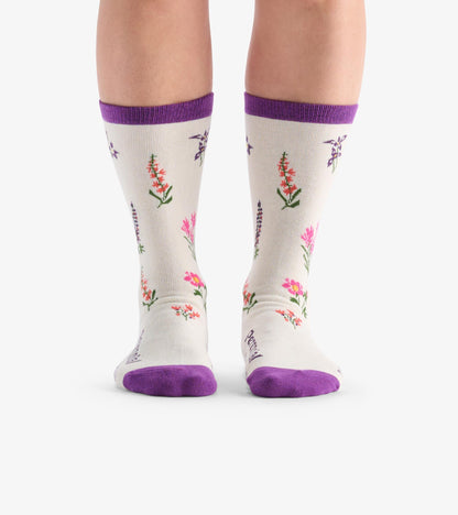 Women's Wildflowers Crew Socks