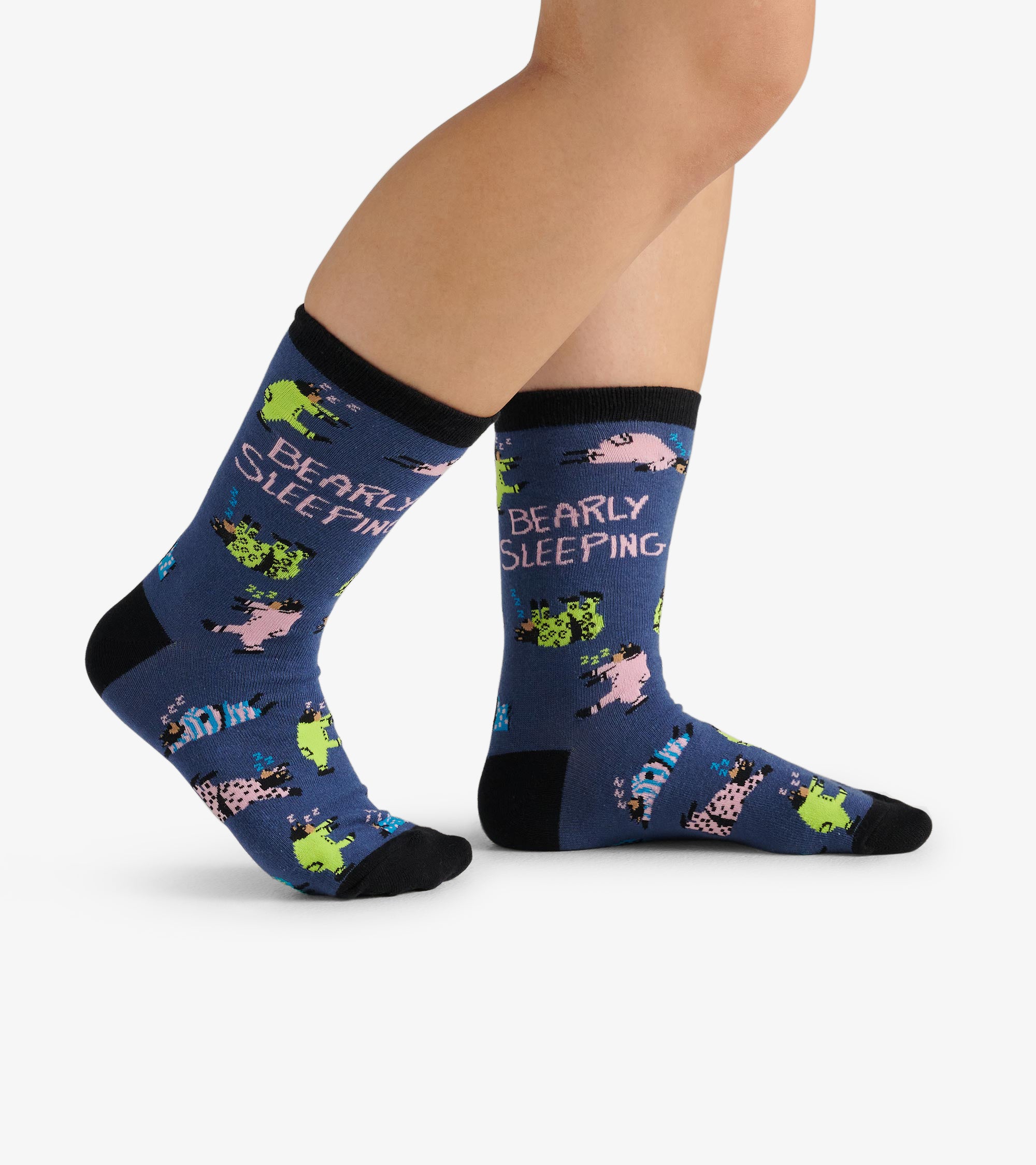 Bearly Sleeping Women's Crew Socks
