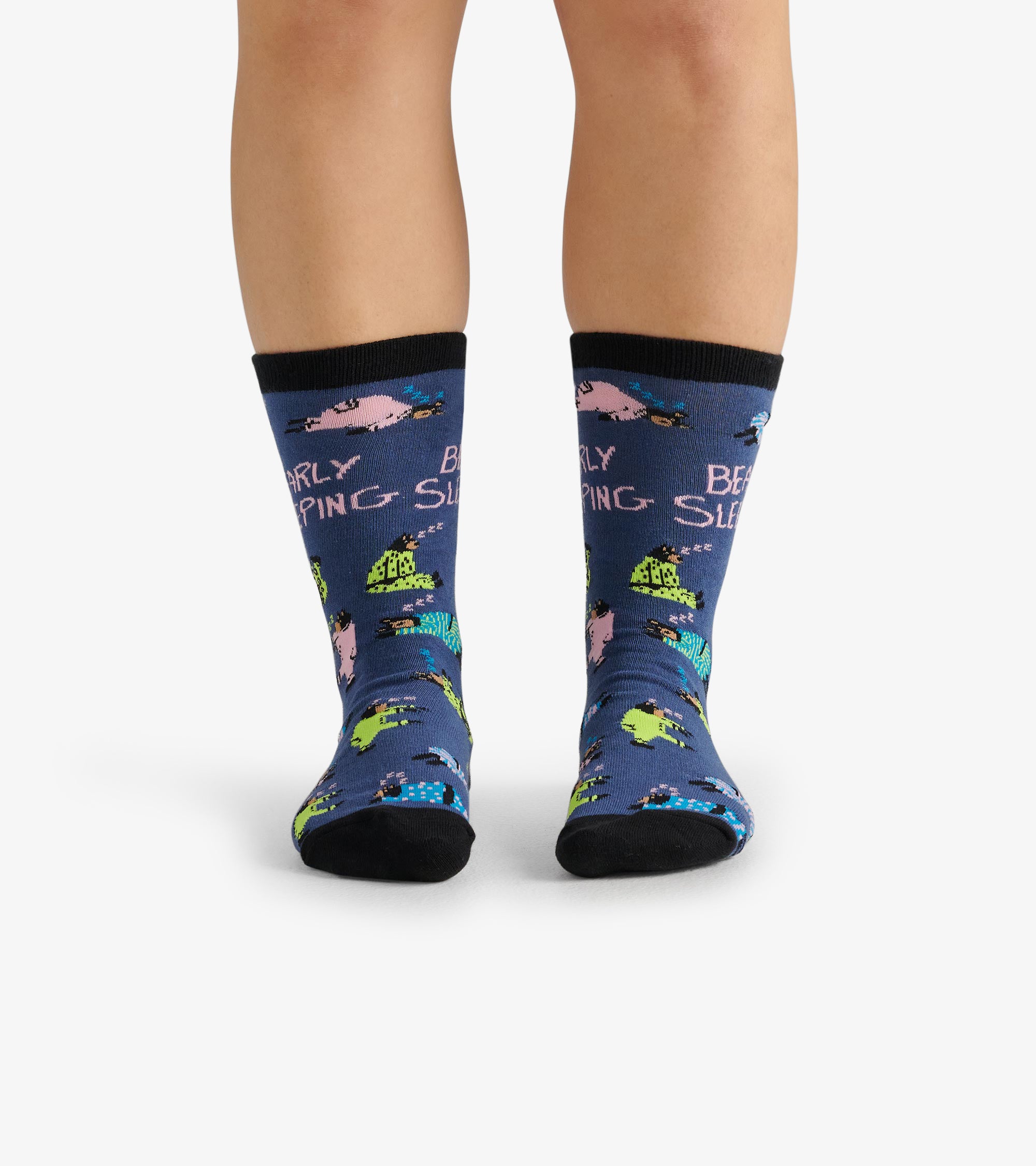 Bearly Sleeping Women's Crew Socks