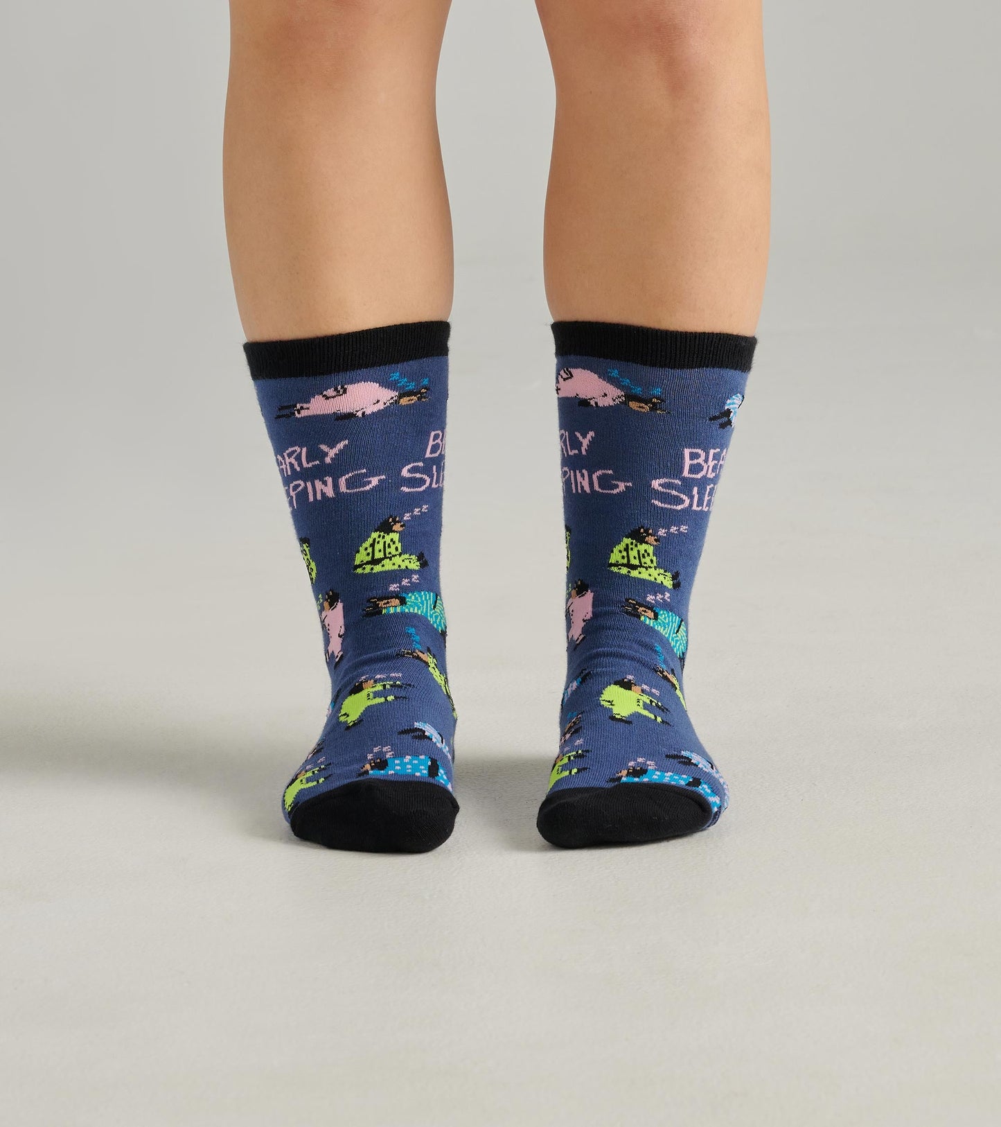 Bearly Sleeping Women's Crew Socks