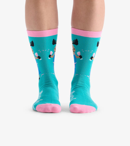 Women's Moose Be 5 O'Clock Crew Socks