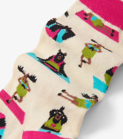 Wild Yoga Women's Crew Socks