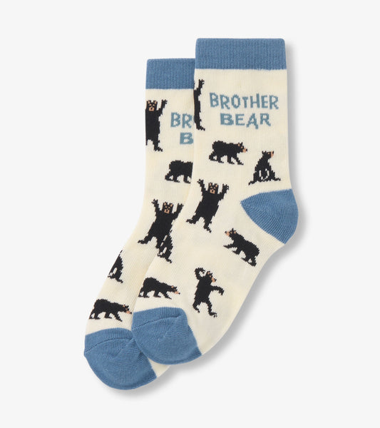 Boys Brother Bear Crew Socks Hatley Little Blue House